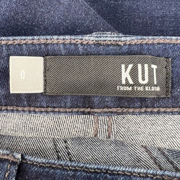 Kut From The Kloth Jeans Women's 0 Dark Blue Catherine Boyfriend Preppy Normcore - Picture 16 of 16